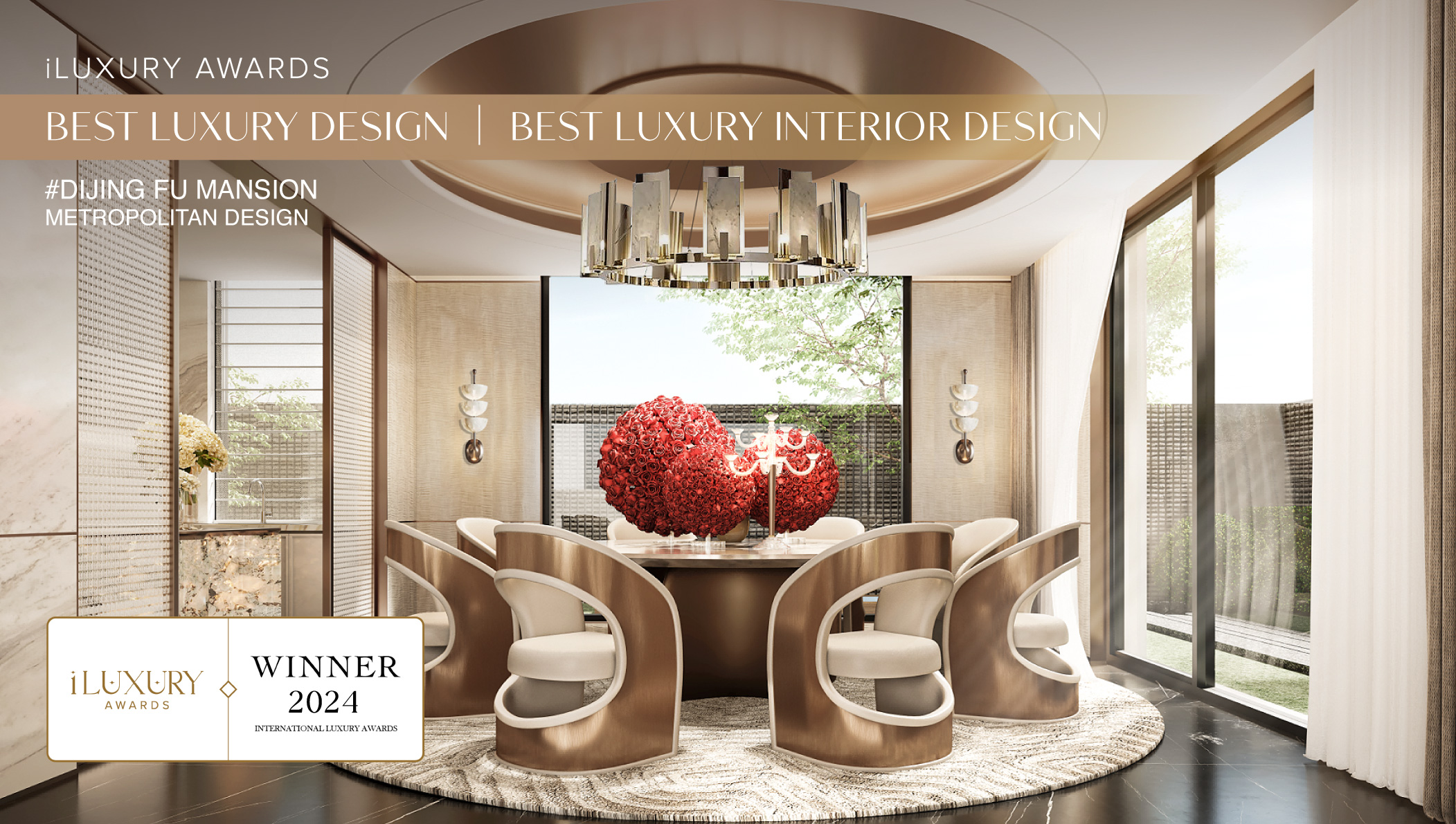 iLuxury Awards 2024 Winner -  Best Luxury Interior