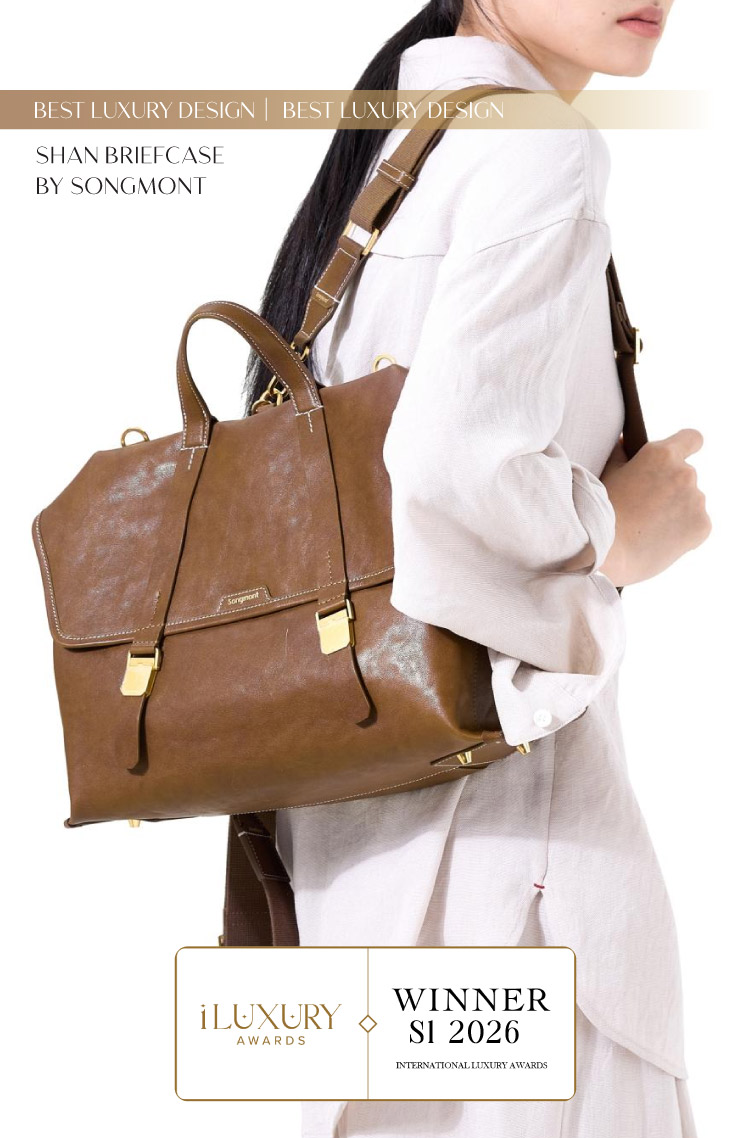 iLuxury Awards 2026 Winner - Best Luxury Design - Shan Briefcase