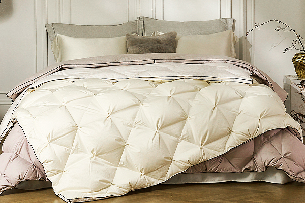 Internation Luxury Awards Winner - French-Style Luxury Soft High-Loft Goose Down Duvet by Nantong Haimen Jinbo Home Textiles Co., Ltd